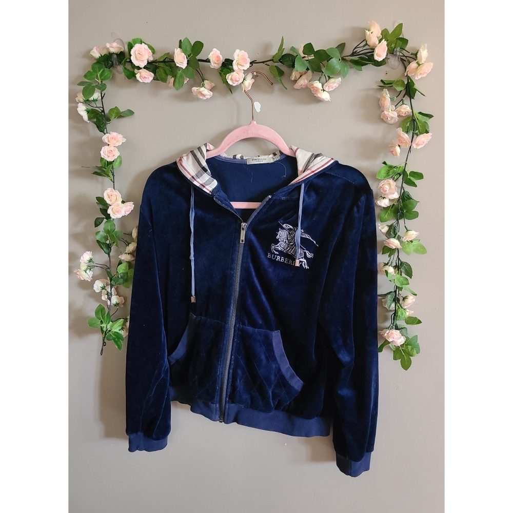 Burberry Velour Sweater